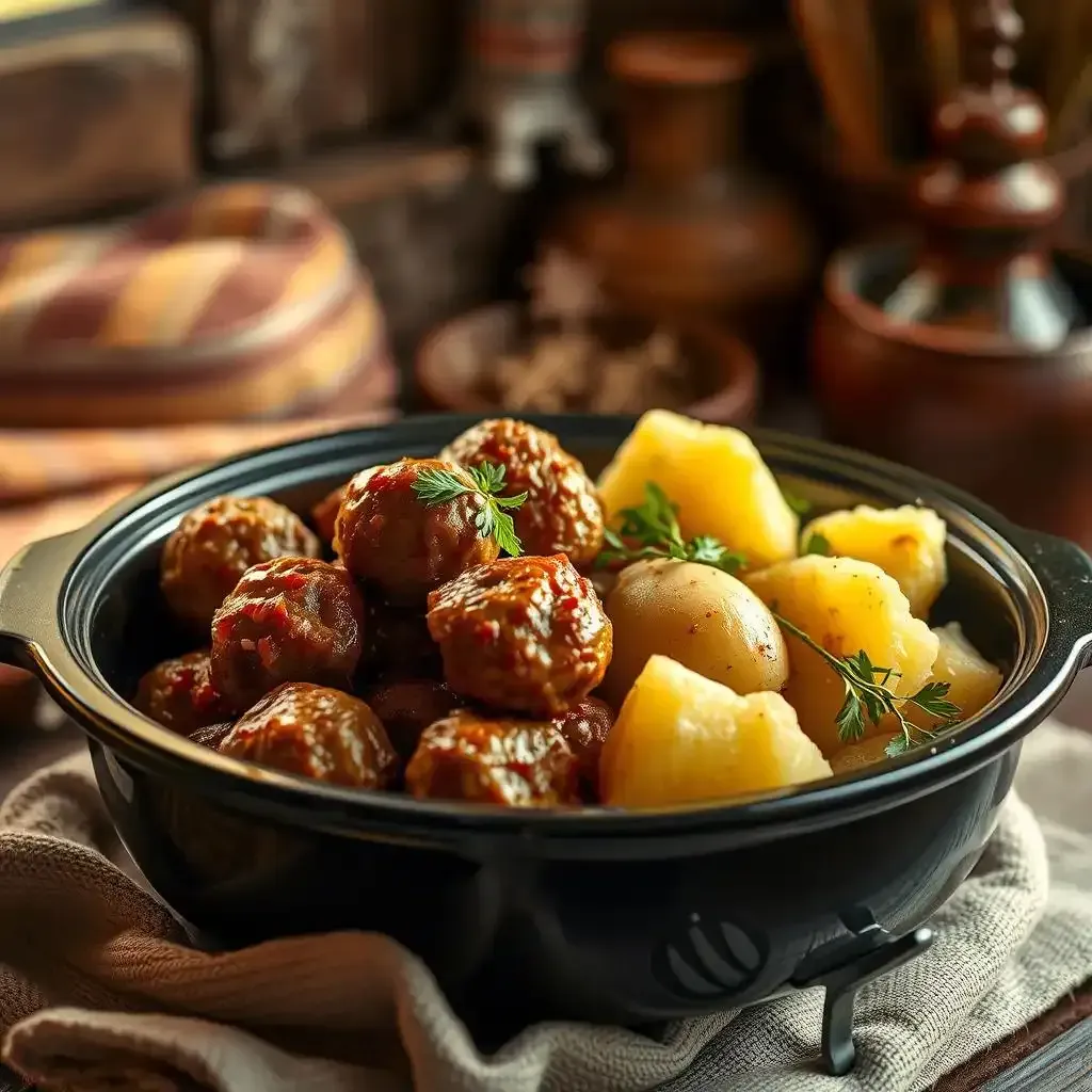 Delicious Variations On Slow Cooker Meatballs With Potatoes