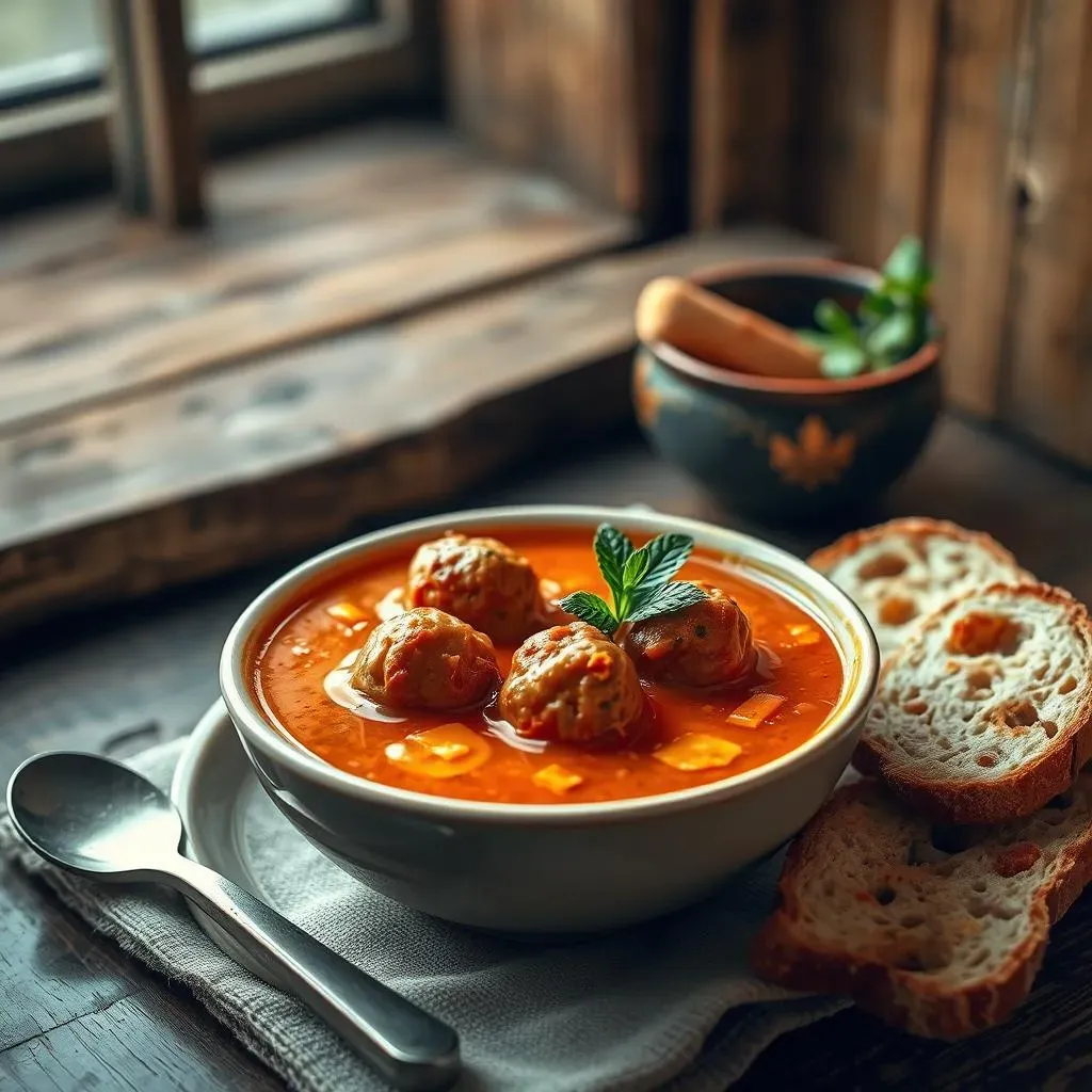 Easy Albondigas Meatball Soup Recipe