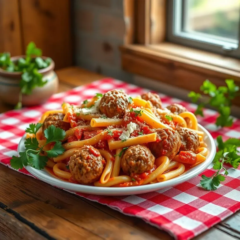 Ultimate Easy Baked Ziti with Meatballs Recipe