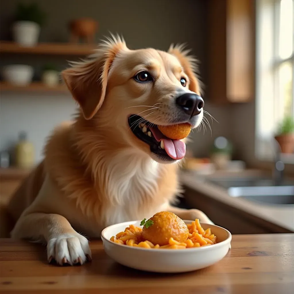 Easy Chicken Meatballs for Dogs Recipe