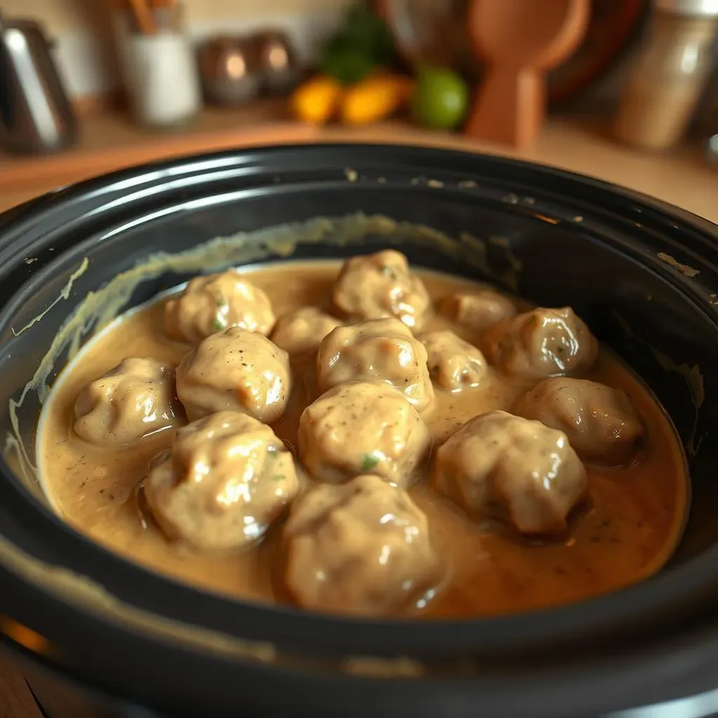 Super Easy Crockpot Swedish Meatball Recipe