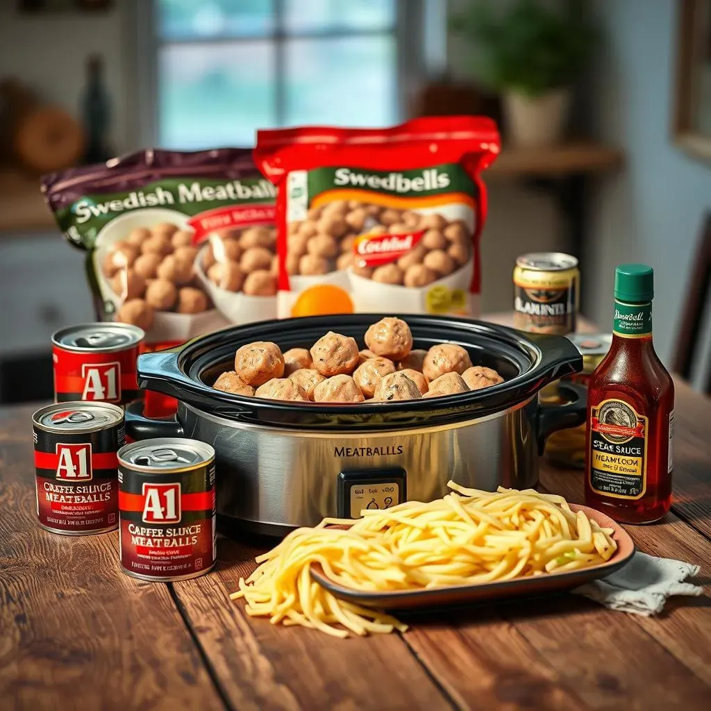 Easy Ingredients for Crock Pot Swedish Meatballs