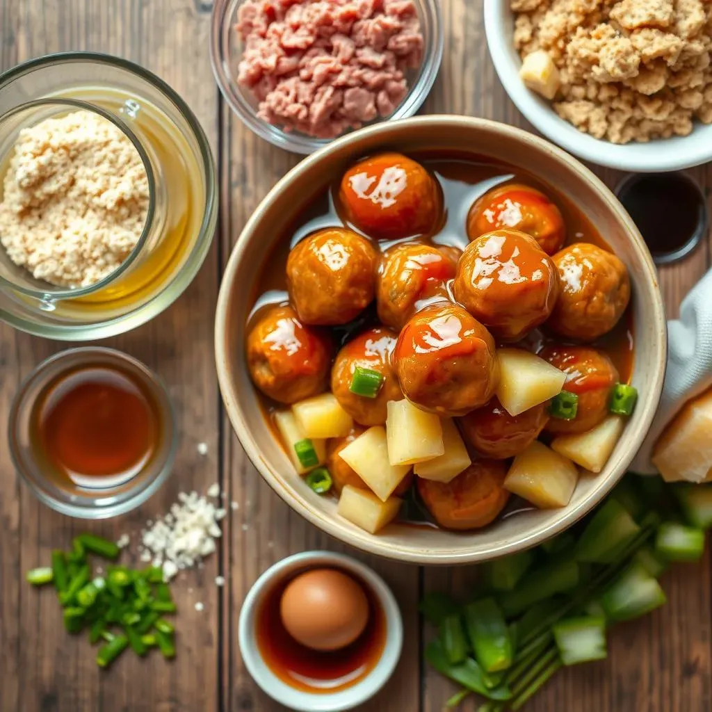 Easy Ingredients for the Best Hawaiian Meatballs