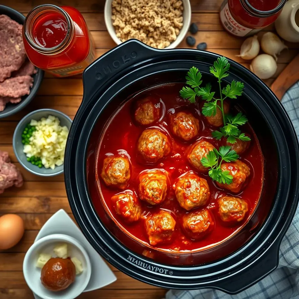 Easy Meatball Recipe Crockpot: Ingredients and Prep
