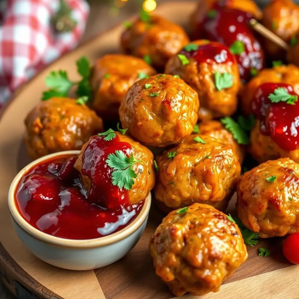 Super Easy Meatball Recipe with Cranberry Sauce