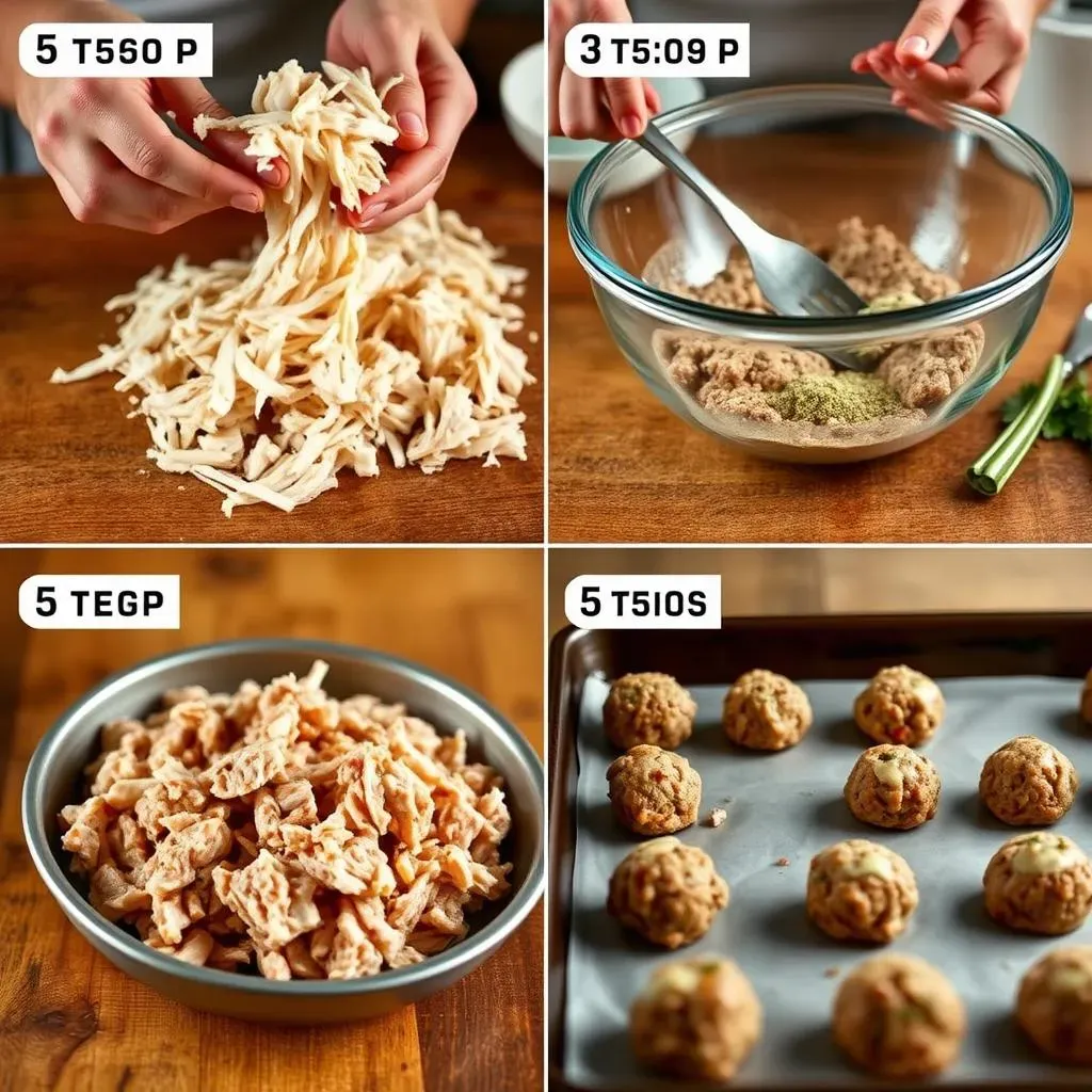 Easy Steps to Making Rotisserie Chicken Meatballs