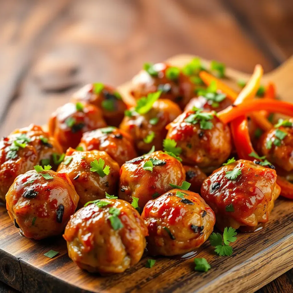 Flavor Variations and Serving Suggestions for Asian Chicken Meatballs