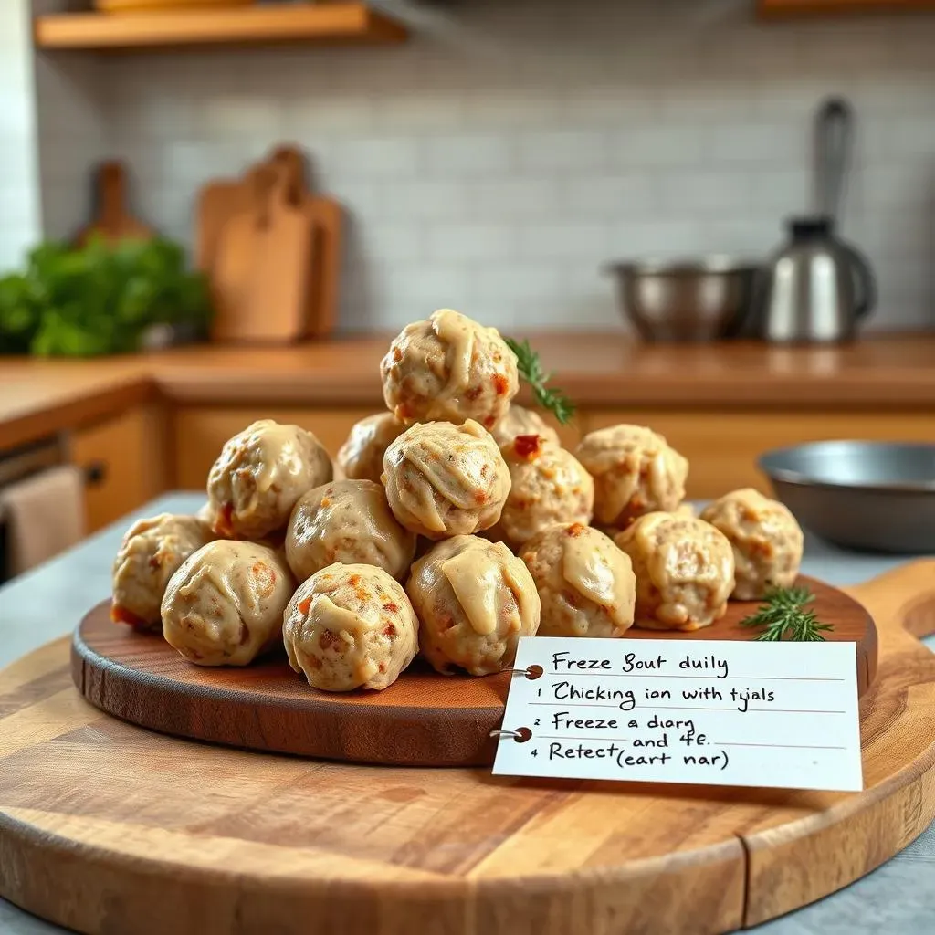 Freezer Meal Instructions for Chicken and Turkey Meatballs