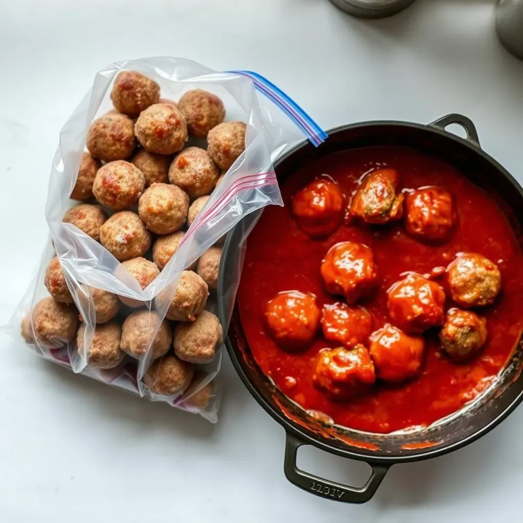 Freezing and Storing Your Homemade Italian Style Meatballs