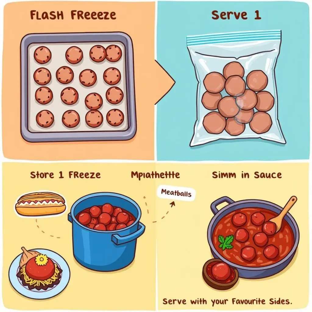 Freezing, Storing, and Serving Your Meatballs