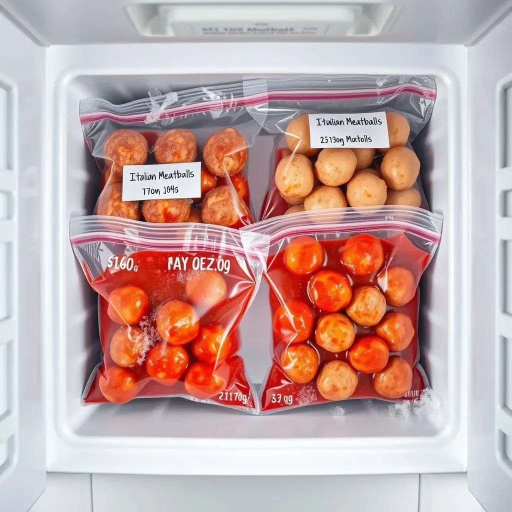 Freezing & Storing Italian Meatballs: MakeAhead Magic