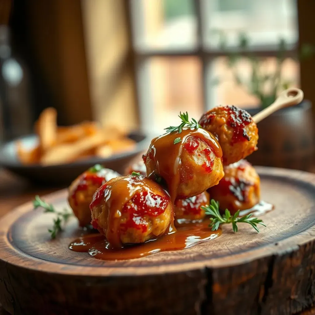 Amazing French Onion Chicken Meatball Recipe