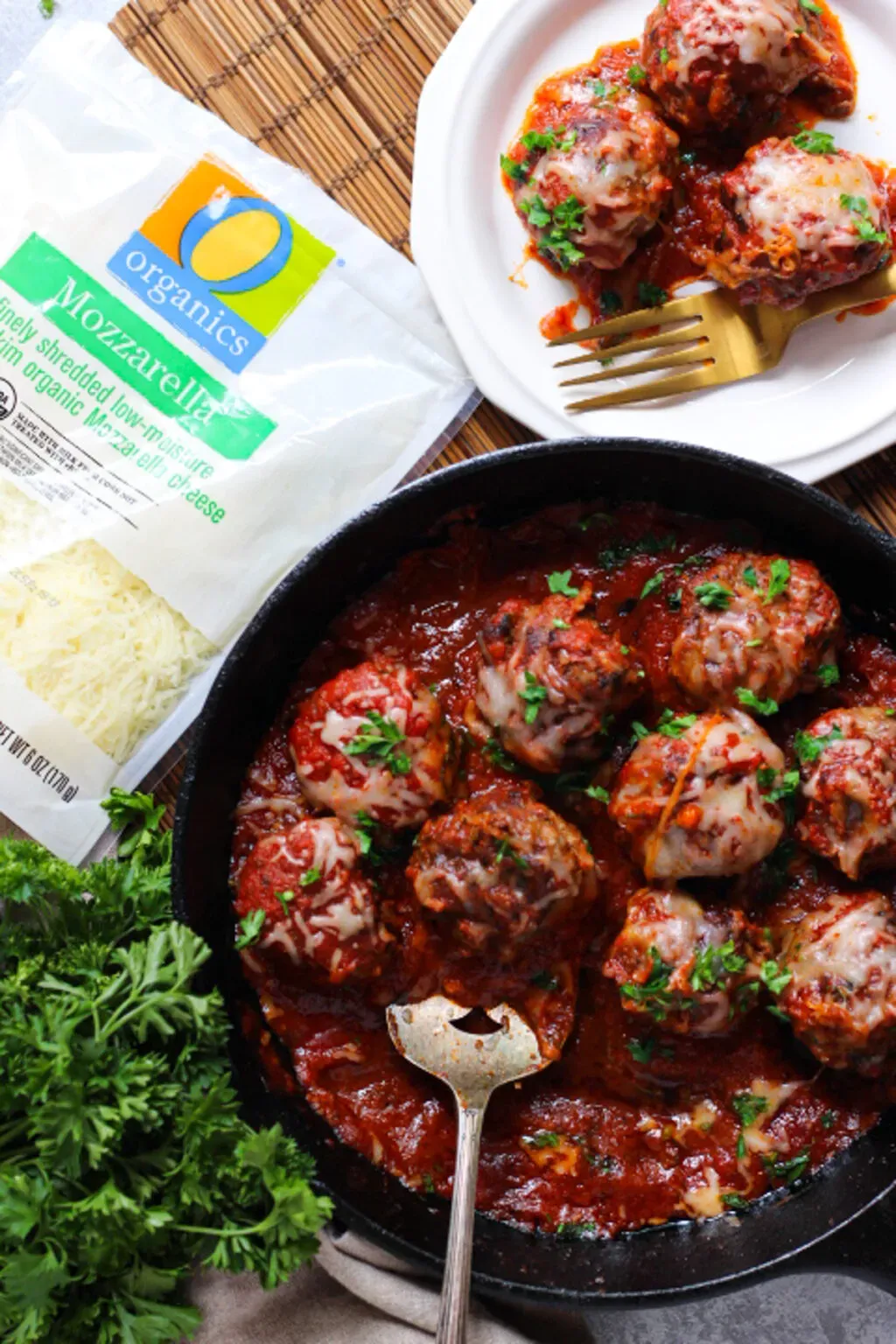 Gathering Ingredients for The Kitchen Italian Meatball Recipe