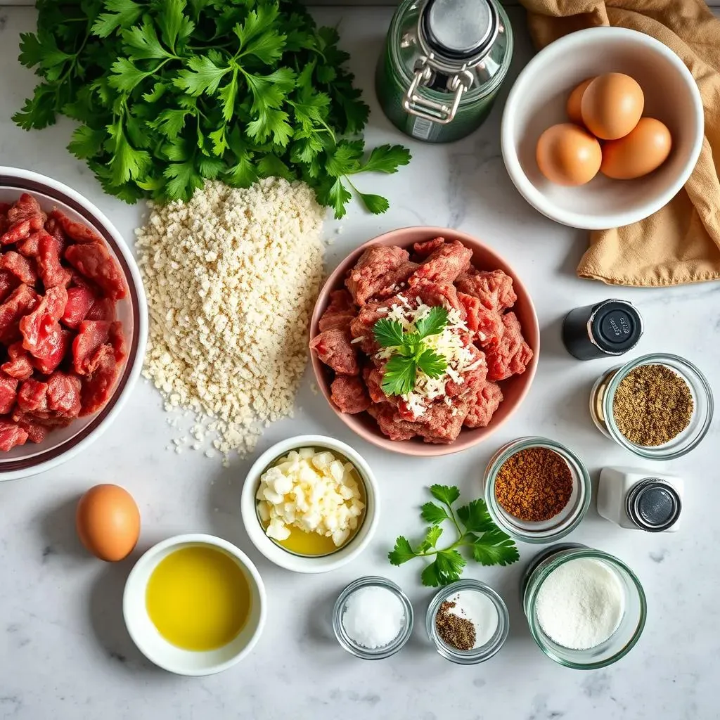Gathering Your Ingredients for OvenBaked Meatballs