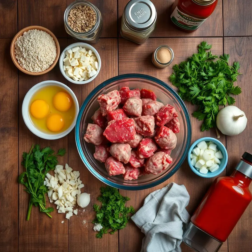 Gathering Your Ingredients for the Best Homemade Meatballs
