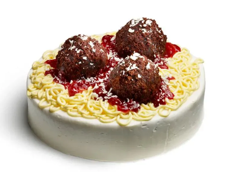 Gathering Your Sweet Ingredients for This Spaghetti and Meatball Cake Recipe