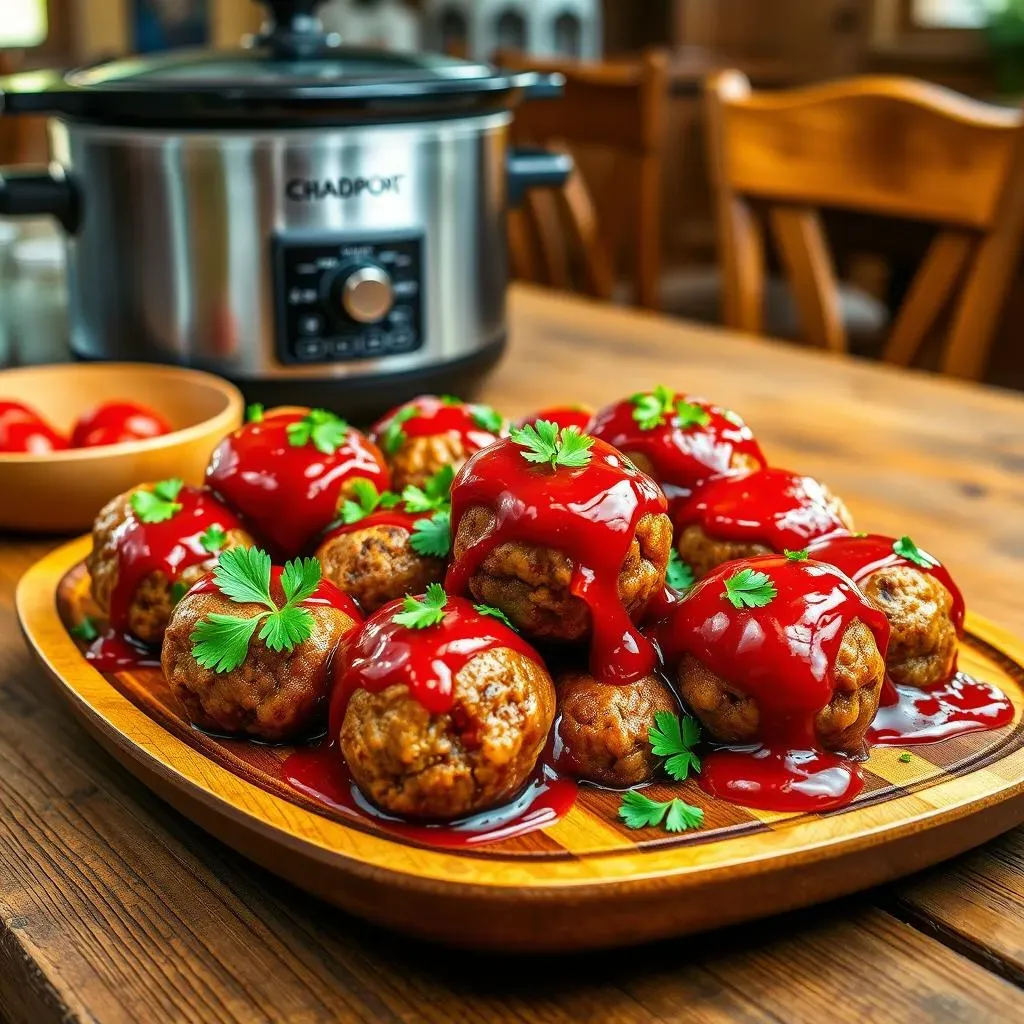 Grape Jelly and Ketchup Meatballs: StepbyStep