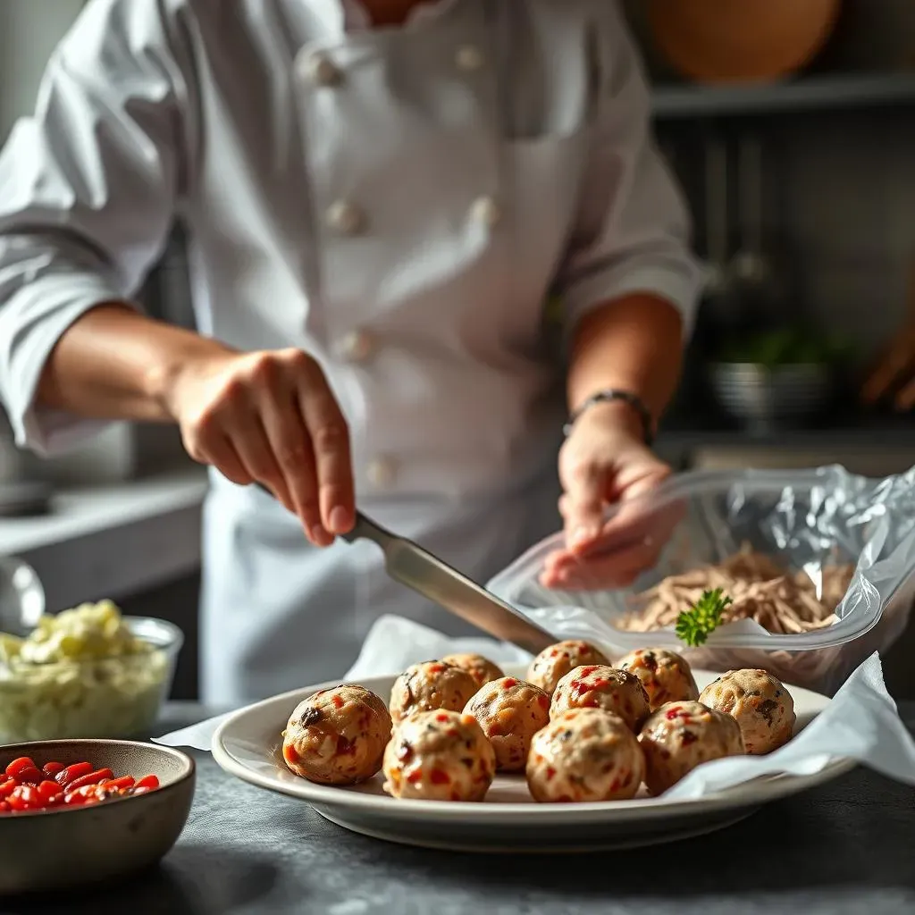 Healthy Chicken Meatball Freezer Meal Instructions