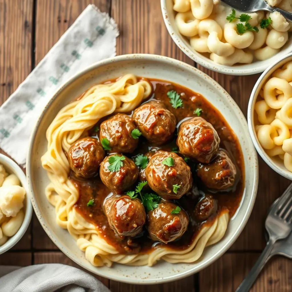Homemade Meatballs and Gravy Recipe: StepbyStep Instructions