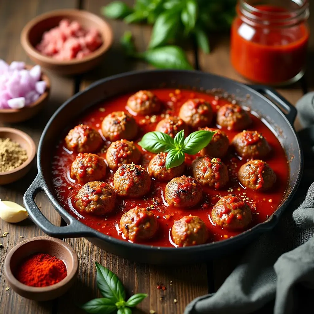 Ultimate Homemade Spicy Meatballs Recipe: Craveable Flavor!