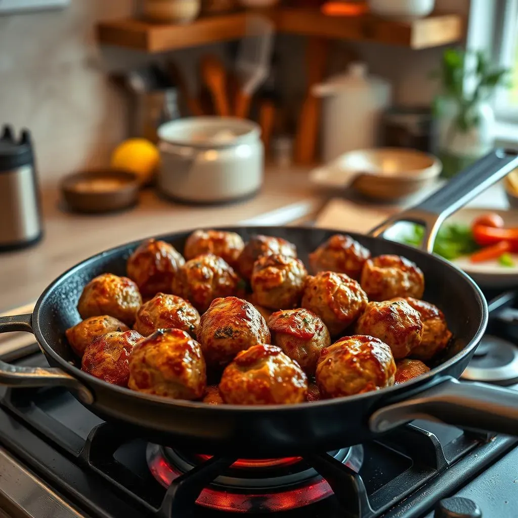 How to Cook Easy Pan Fried Meatballs