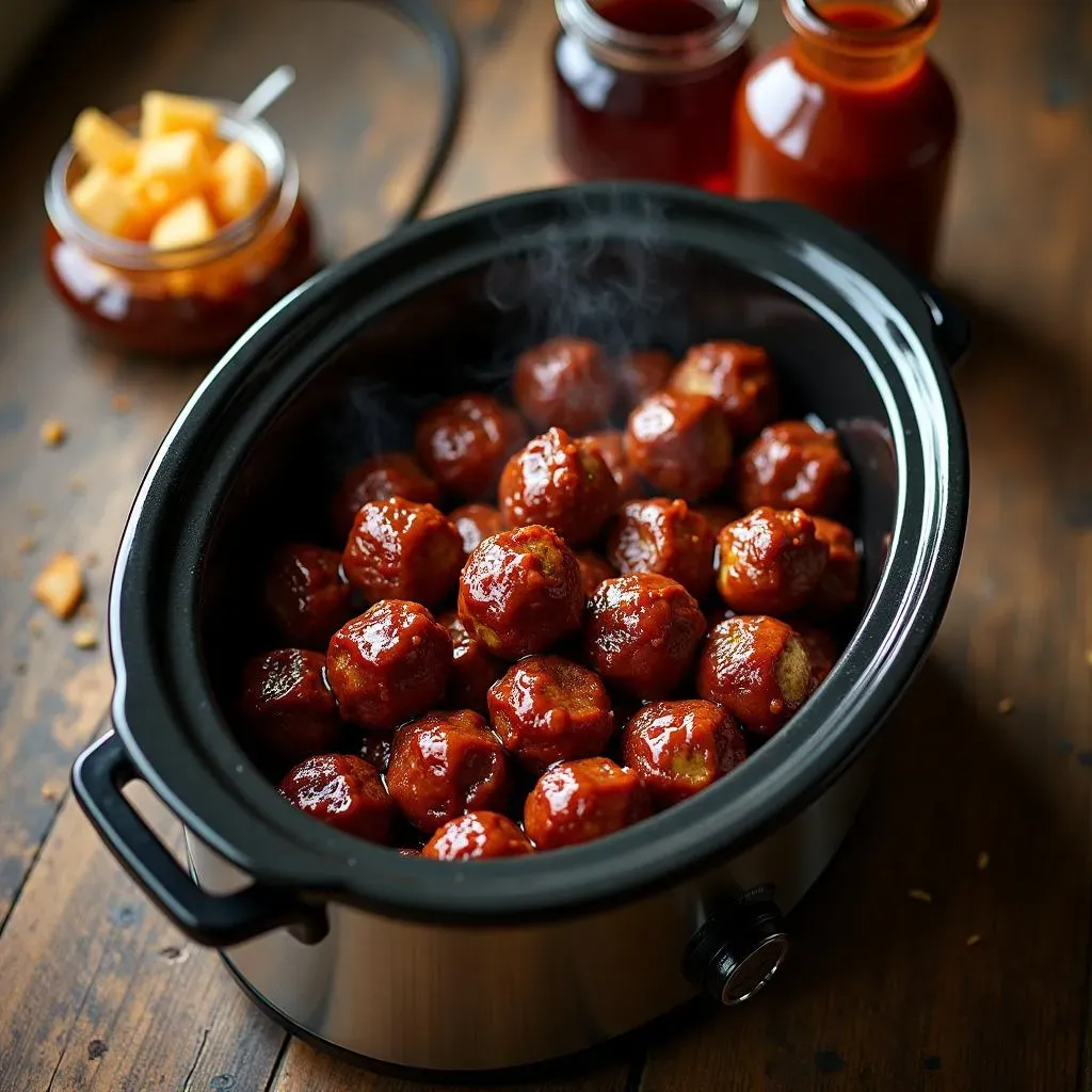 How to Make 3 Ingredients Crockpot BBQ Meatballs: A StepbyStep Guide