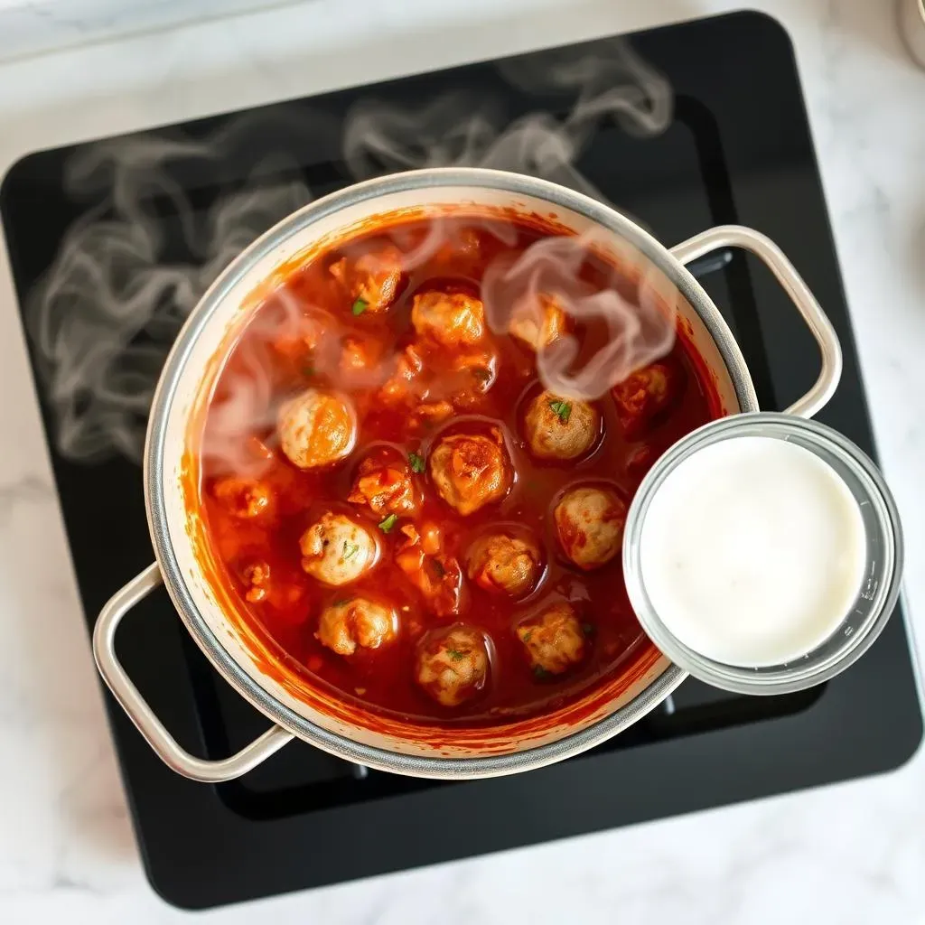 How to Make Meatball Sauce Thicker Using Flour or Cornstarch