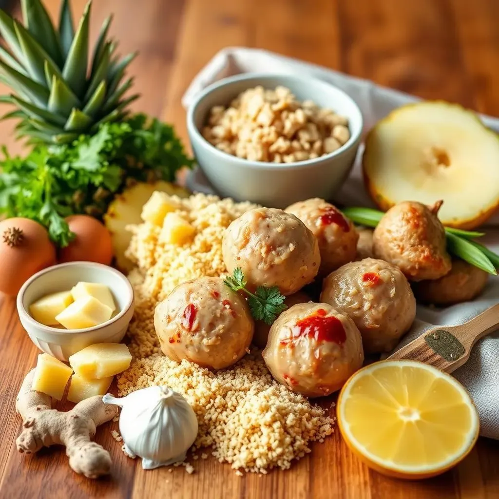 Ingredient Notes for Chicken Teriyaki Meatballs