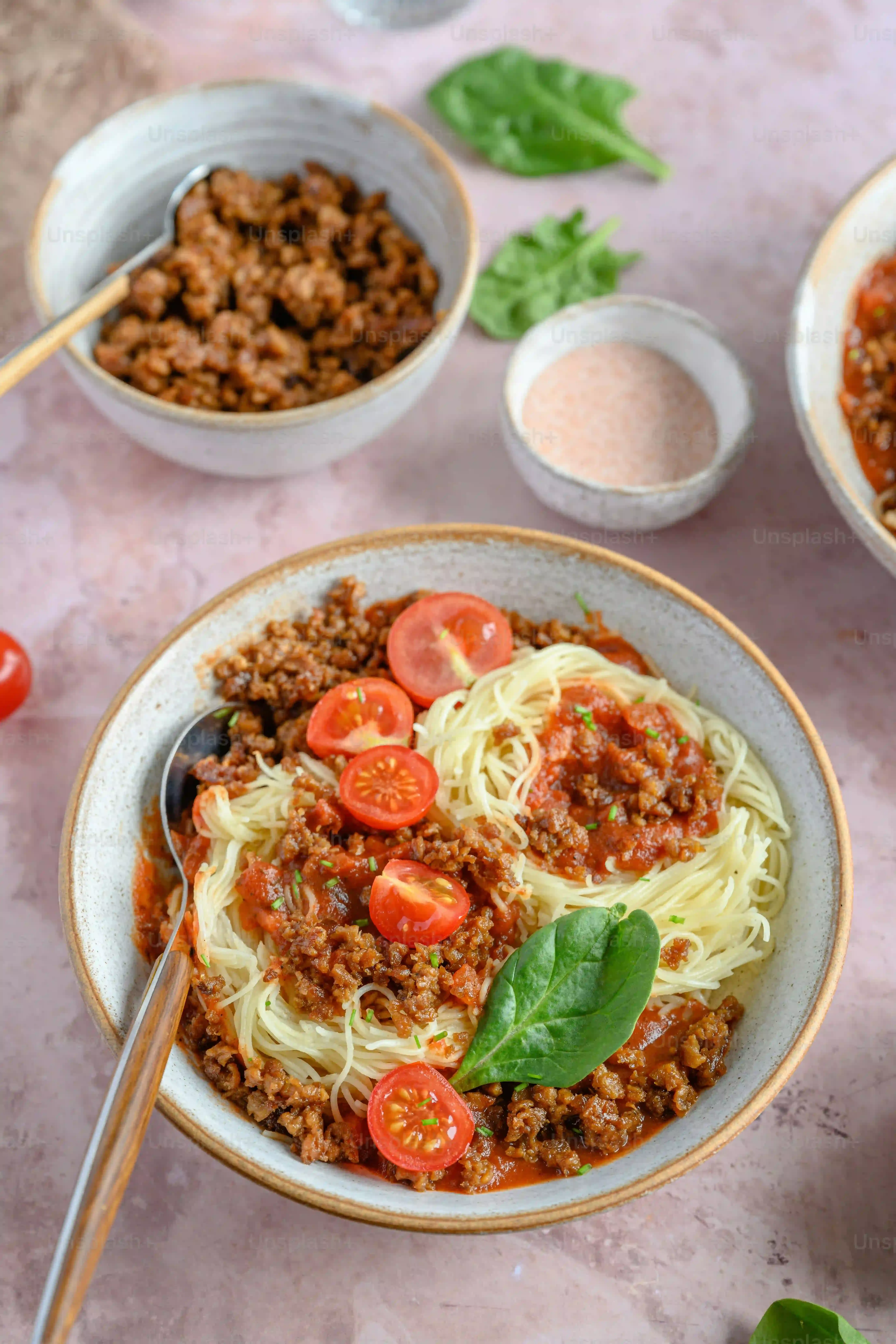 Ingredients and Prep for Copycat Carrabba's Spaghetti and Meatballs
