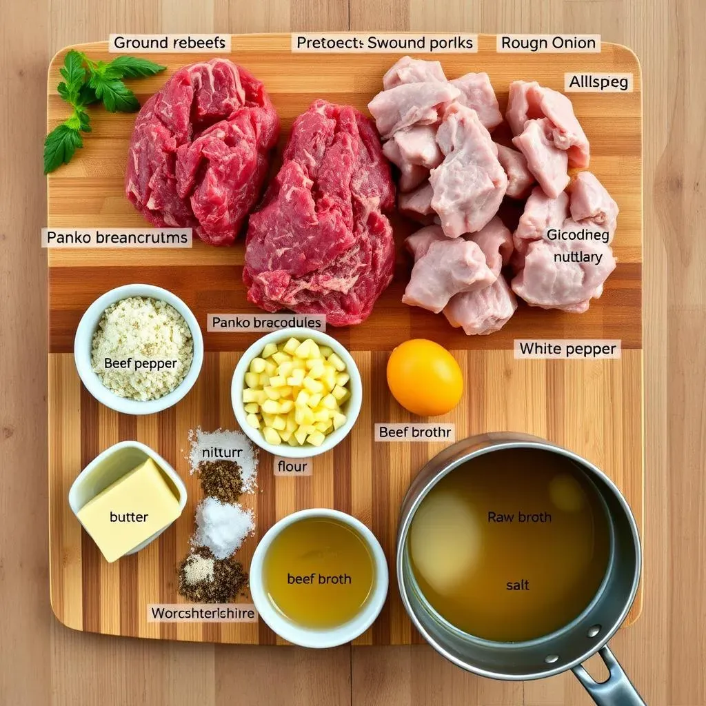 Ingredients for Authentic Homemade Swedish Meatballs