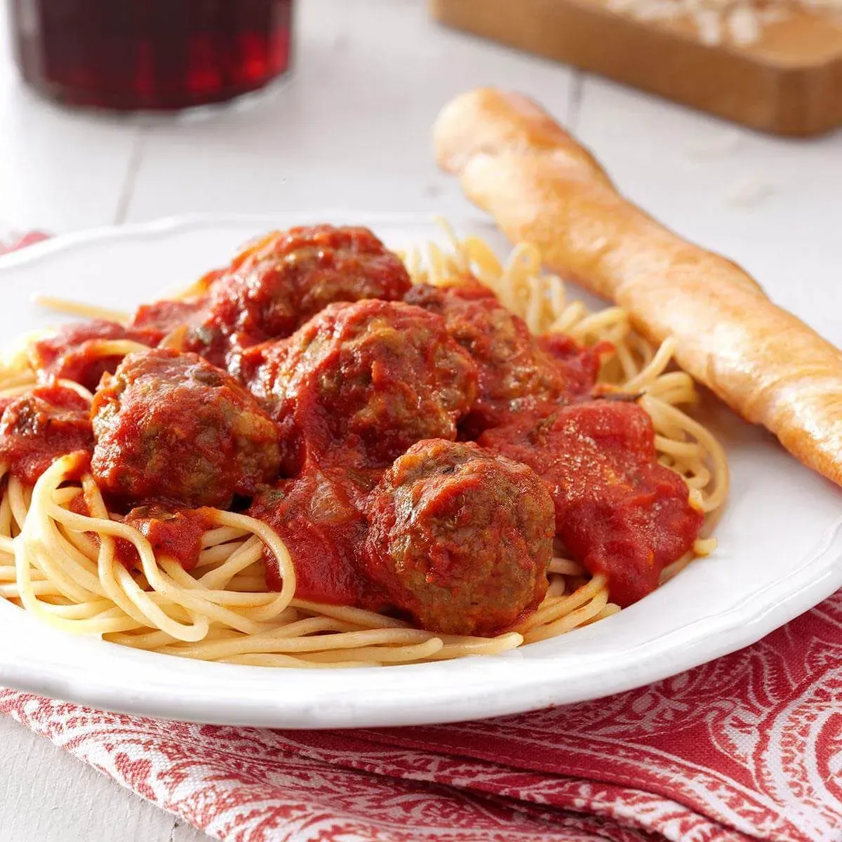 Ingredients for Authentic Spaghetti and Meatballs
