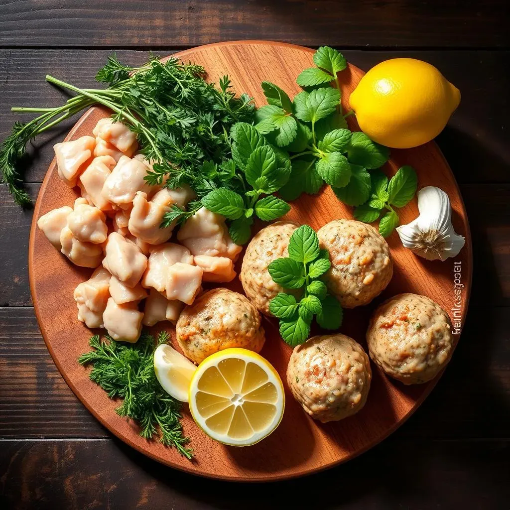 Ingredients for Delicious Greek Chicken Meatballs