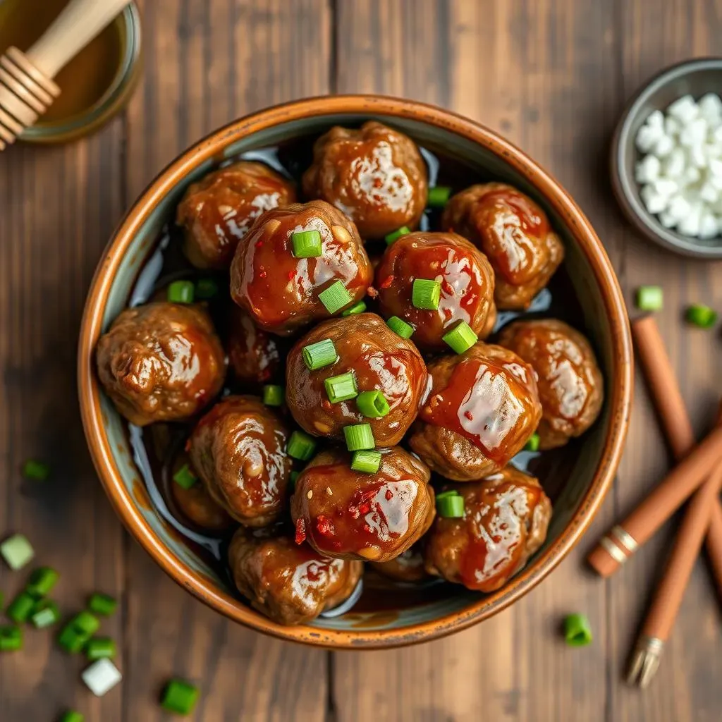 Ingredients for Easy Asian Meatballs