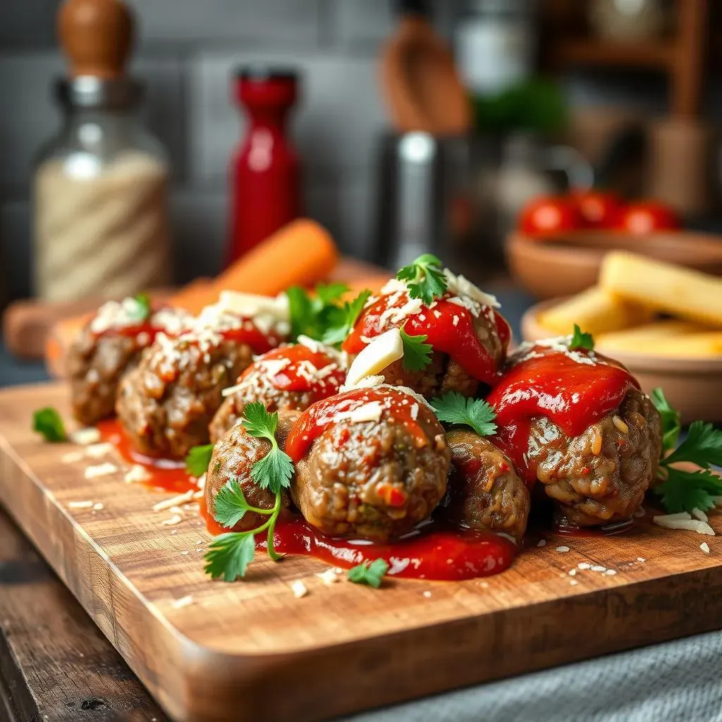 Ingredients for the Best Easy Italian Meatball Recipe with Ground Beef