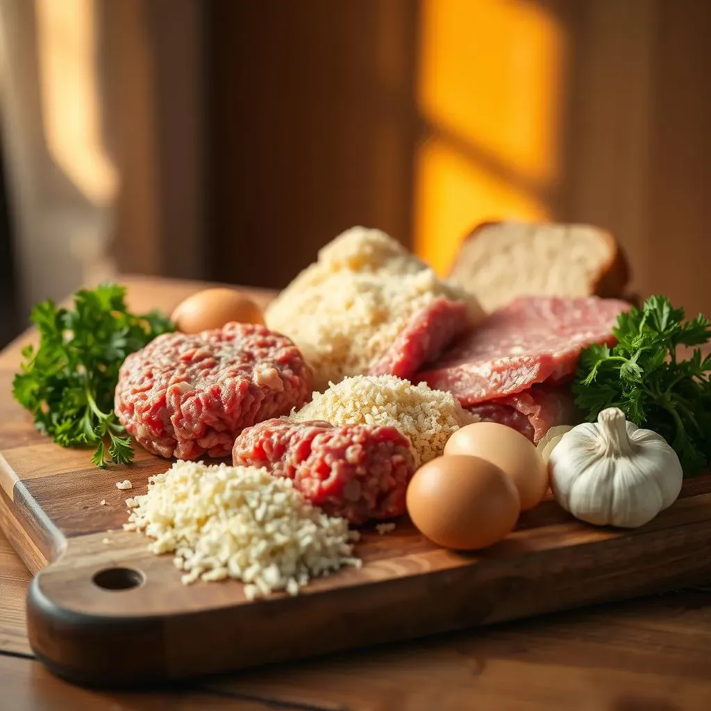 Ingredients for the Best Italian Meatball Recipe