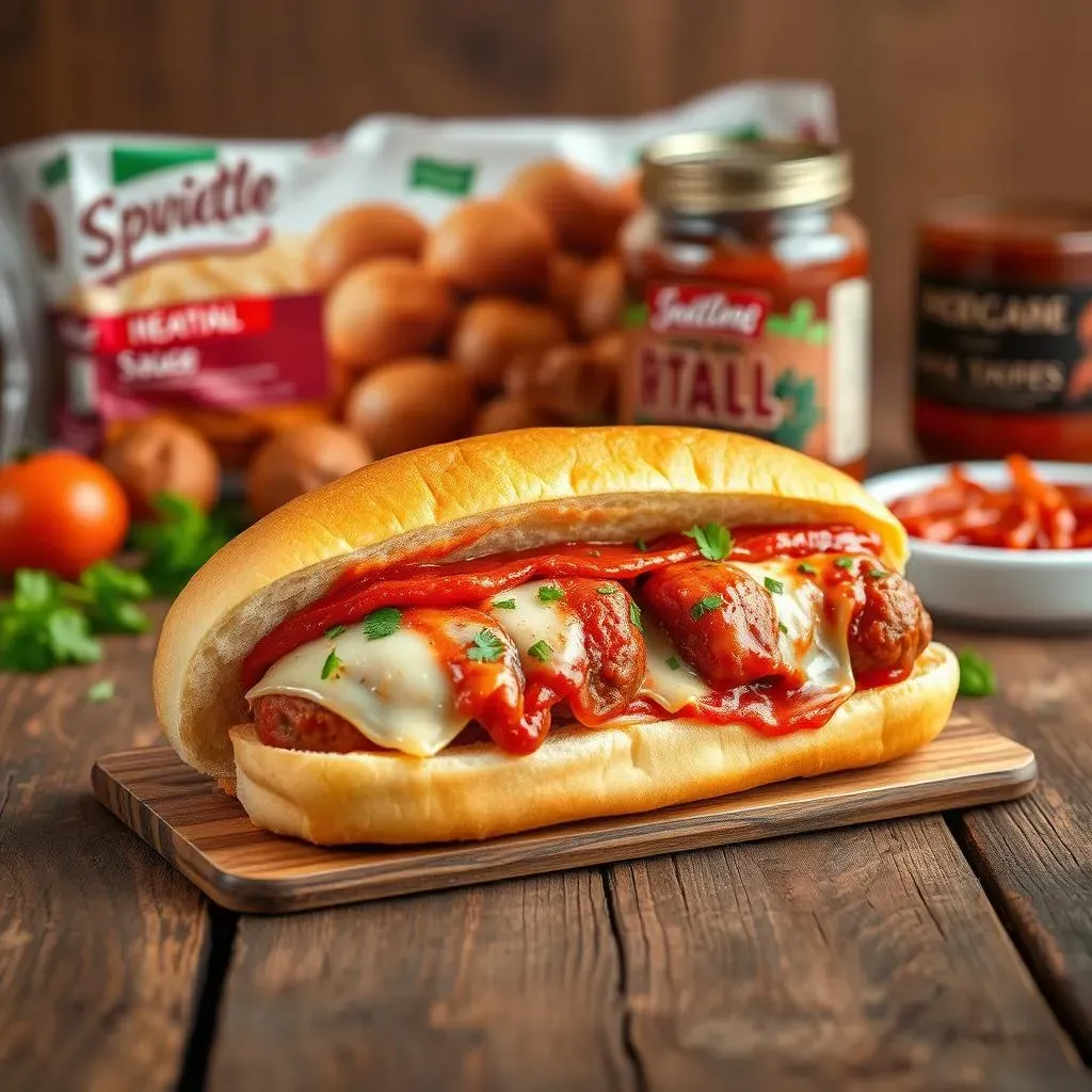 Ingredients for the Easiest Meatball Subs Recipe Ever