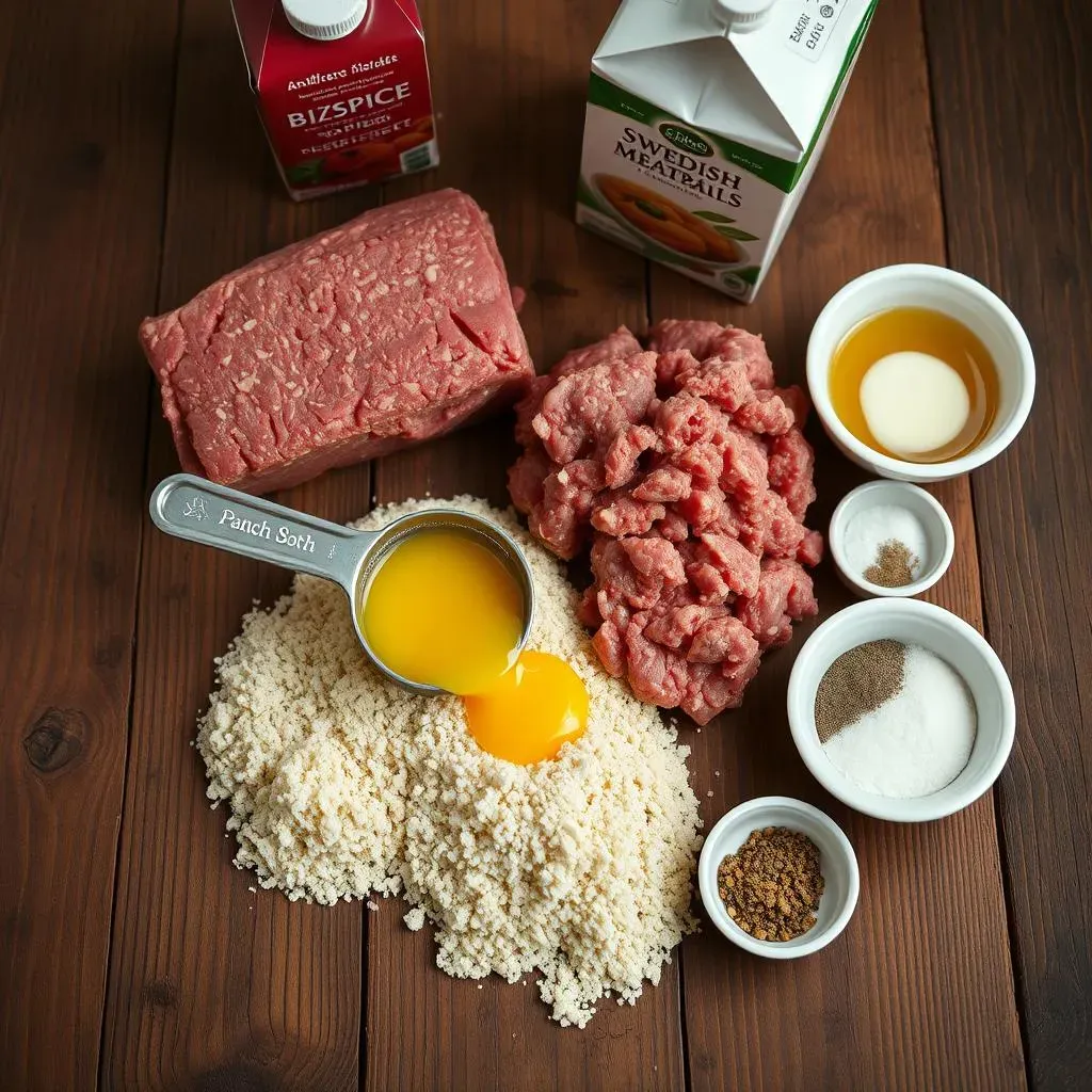 Ingredients for the Easiest Swedish Meatballs You'll Ever Make