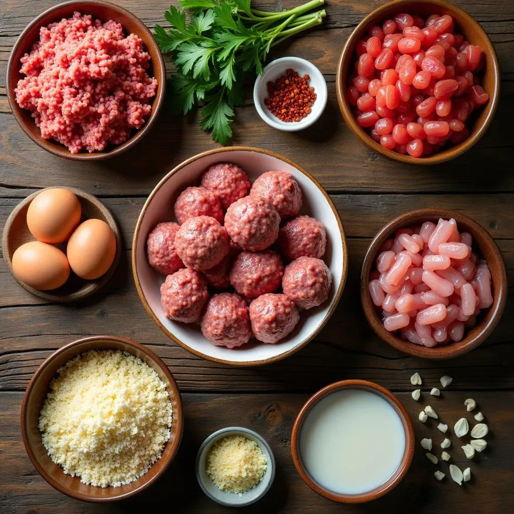 Ingredients for the Perfect Homemade Italian Meatball Recipe