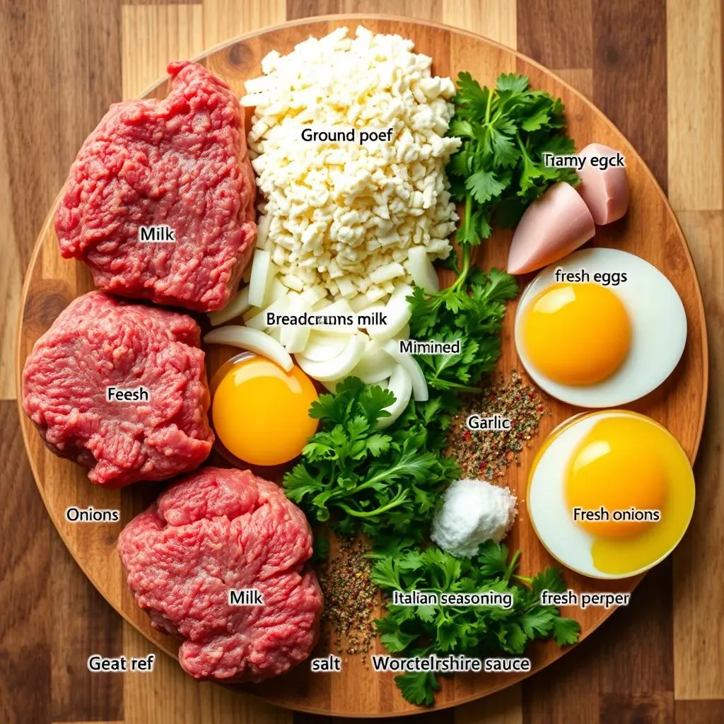 Ingredients for the Perfect Old Fashioned Meatballs