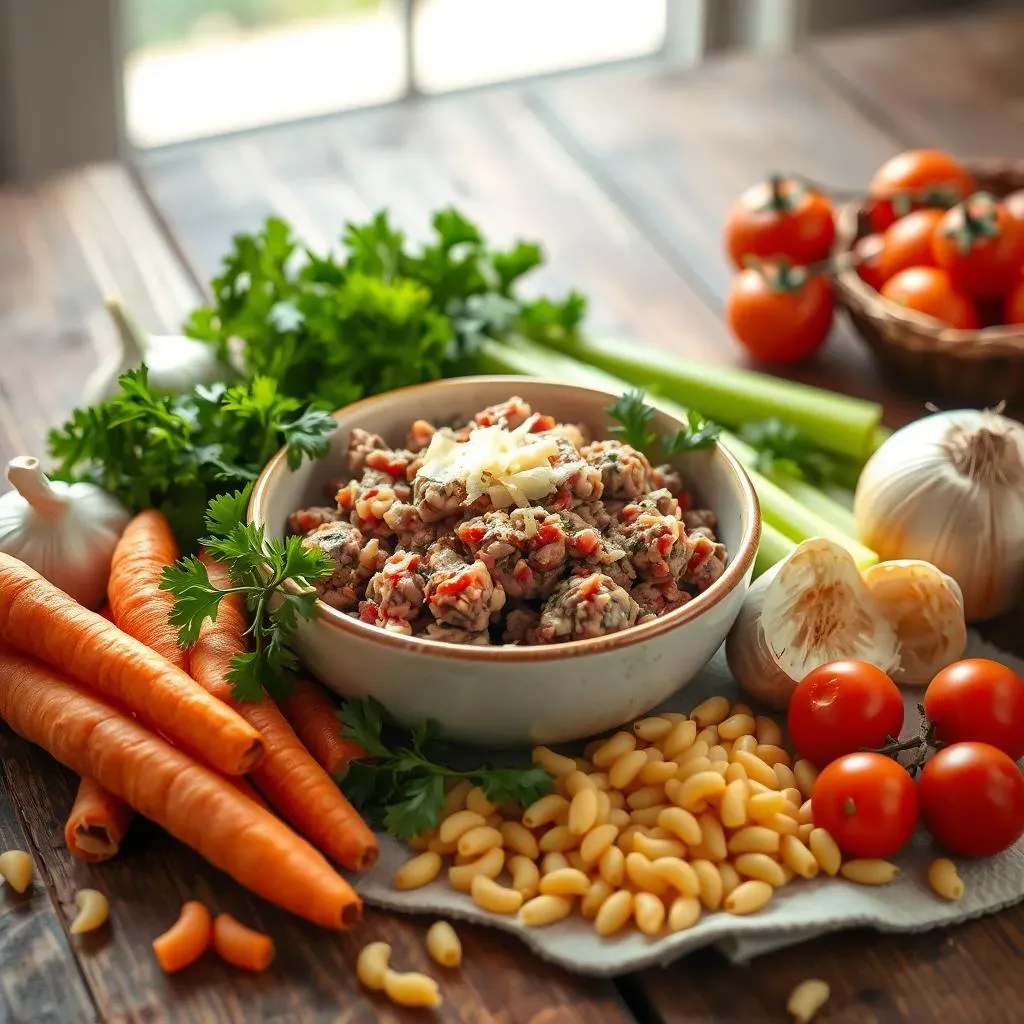 Ingredients for this Easy Meatball Soup Recipe