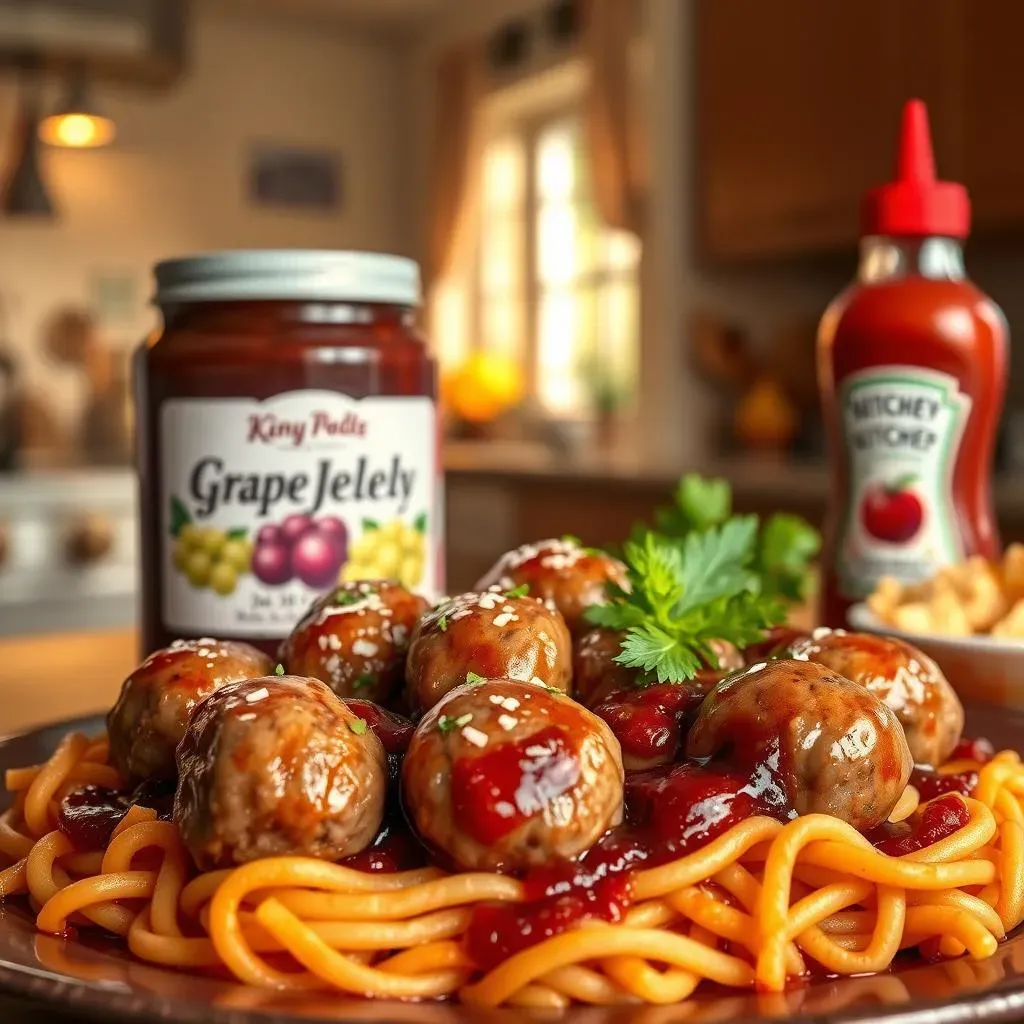 Ingredients for Your Easy Meatball Recipe with Grape Jelly