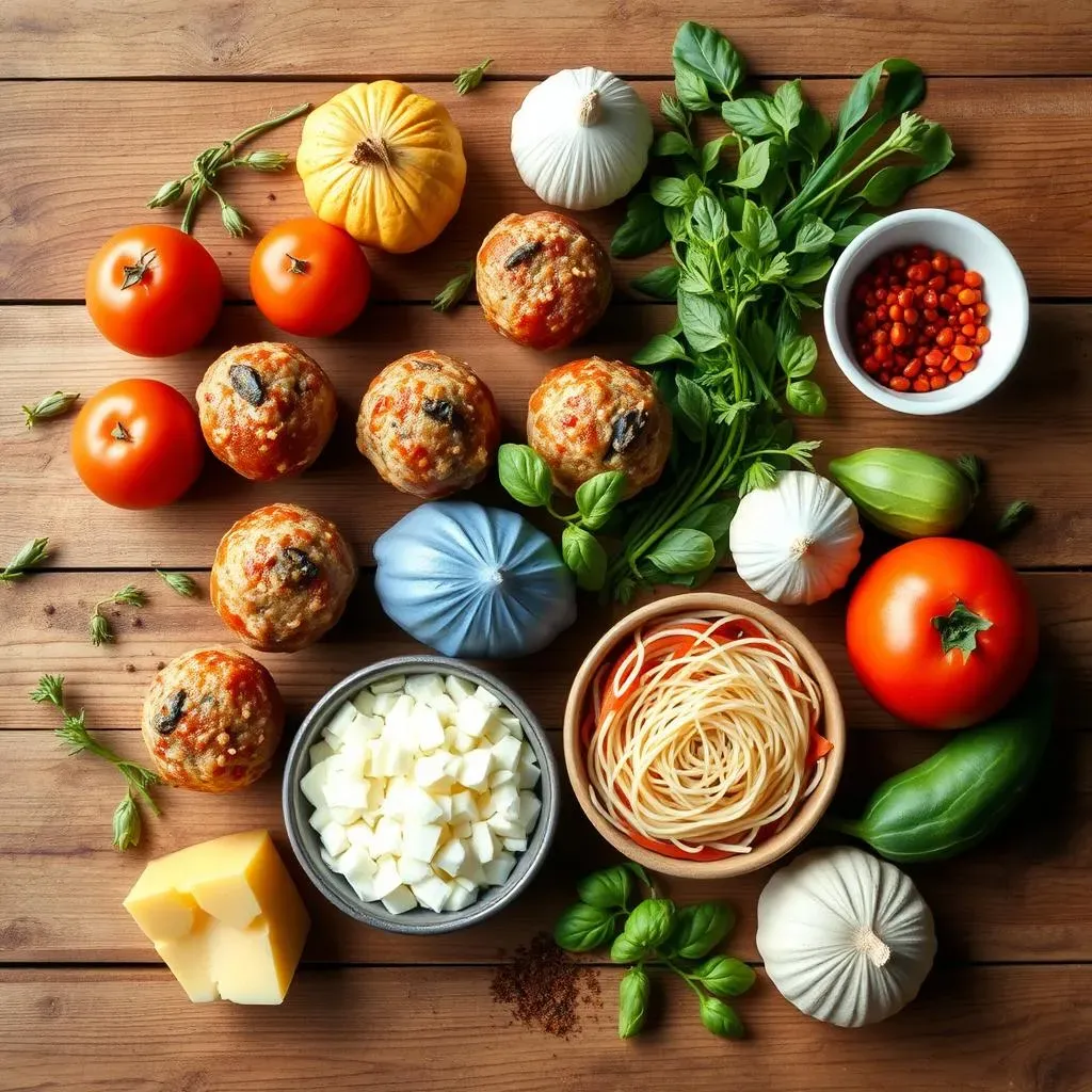 Ingredients for Your Quick Meatball Lasagna