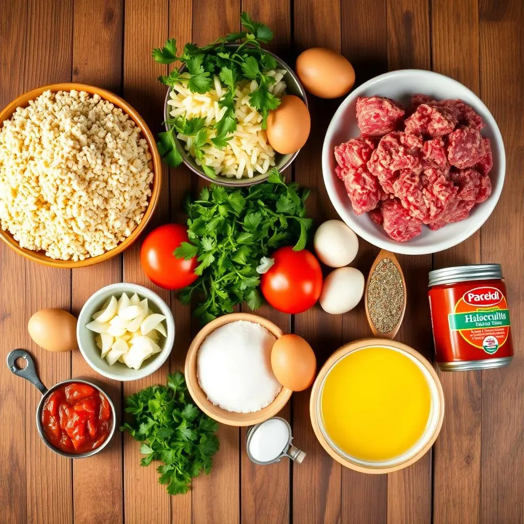 Ingredients You'll Need for Your Crockpot Italian Meatballs