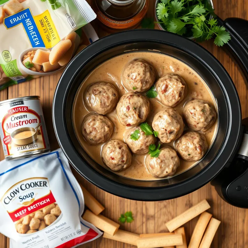 Ingredients You'll Need for Your Slow Cooker Swedish Meatballs