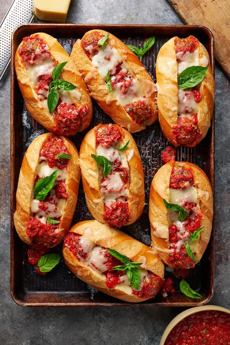 Simple & Delicious italian meatball hoagies recipe for dinner
