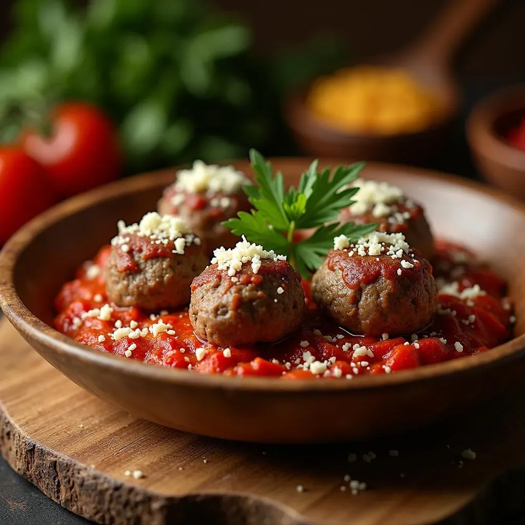 Keto Low Carb Beef Meatballs Recipe (Italian Style)