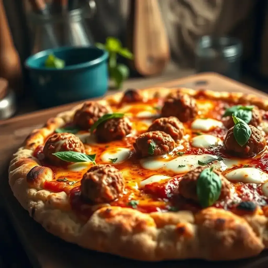 Keto Meatball Pizza A Delicious Lowcarb Feast