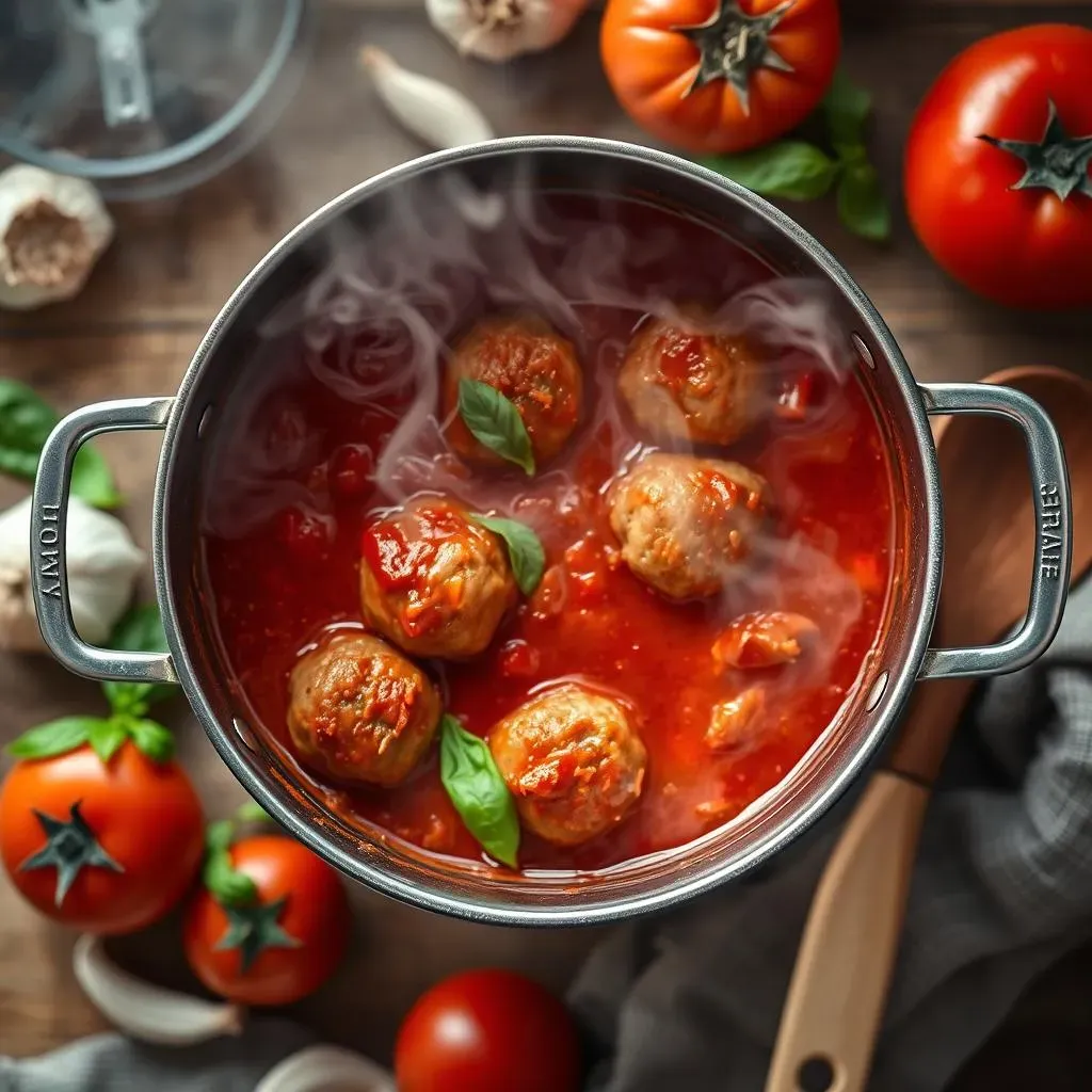 Making a Rich Tomato Sauce for Your Spaghetti and Meatballs