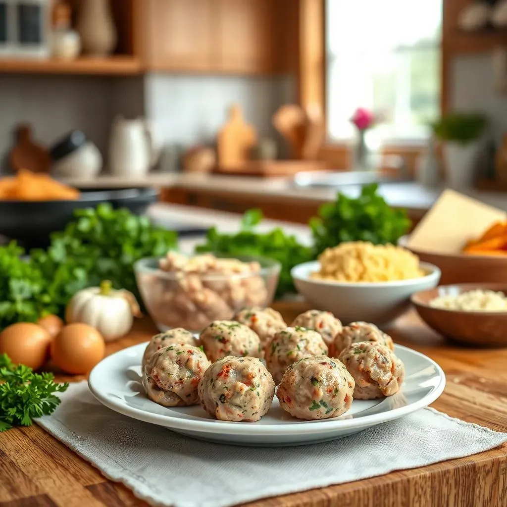 Making Butera's Chicken Meatballs: StepbyStep