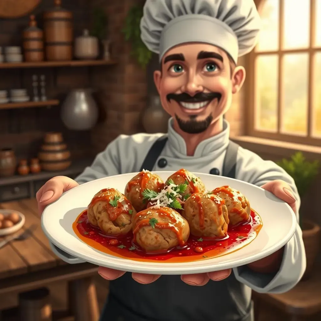 Making the Best Chicken Meatballs with Sauce